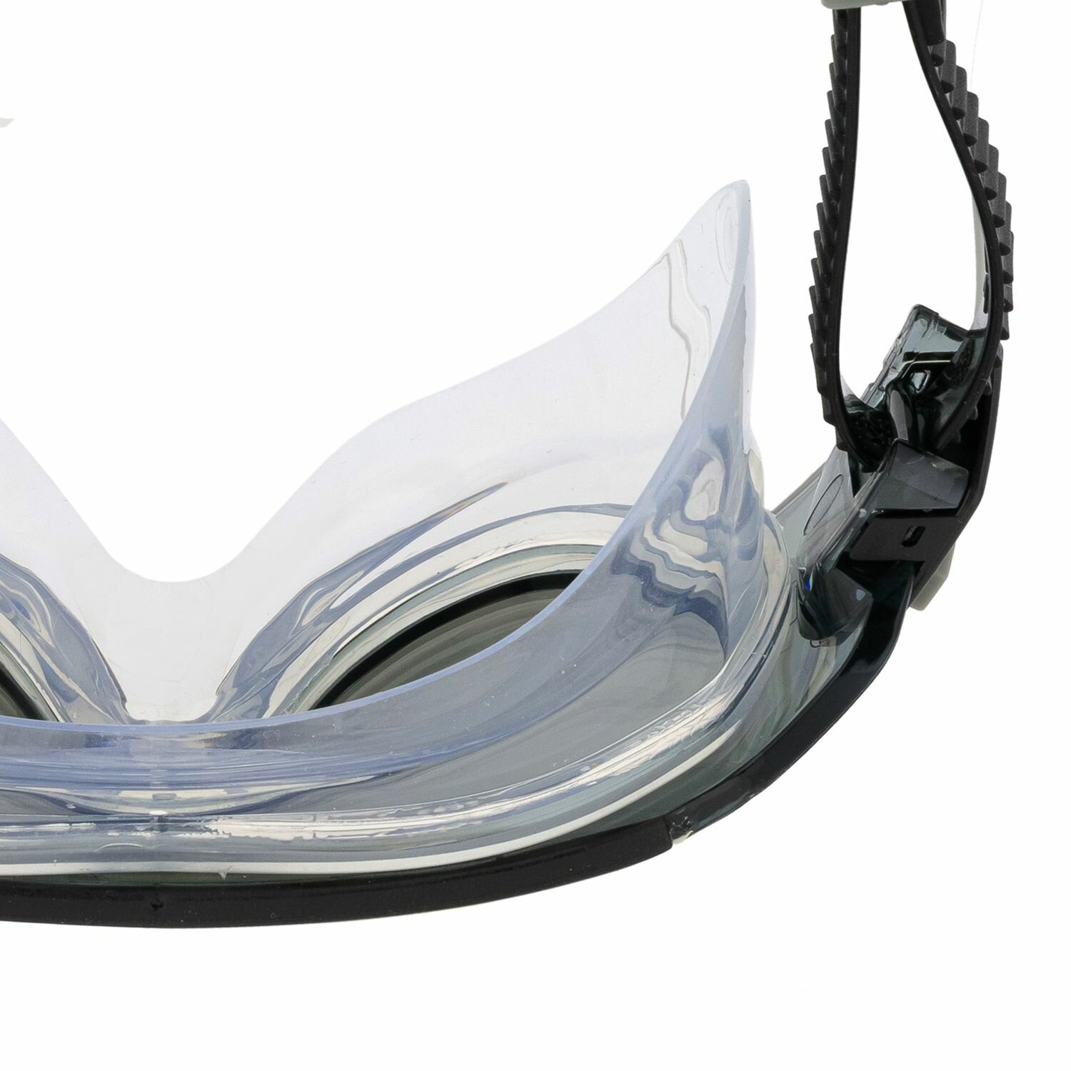 Маска для плавания TYR Tidal Wave Mirrored Swim Mask (Маска для плавания TYR Tidal Wave Mirrored Swim Mask 043 Серебристый, O/S, LGSNKM)