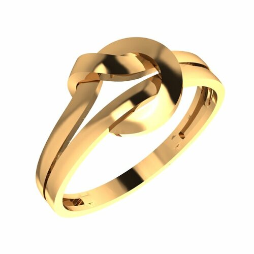 Кольцо SANIS, красное золото, 585 проба, размер 16, красный