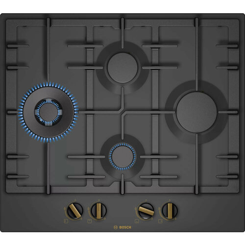 Газовая варочная поверхность Bosch PCI6B3B90R черный 4272000₽