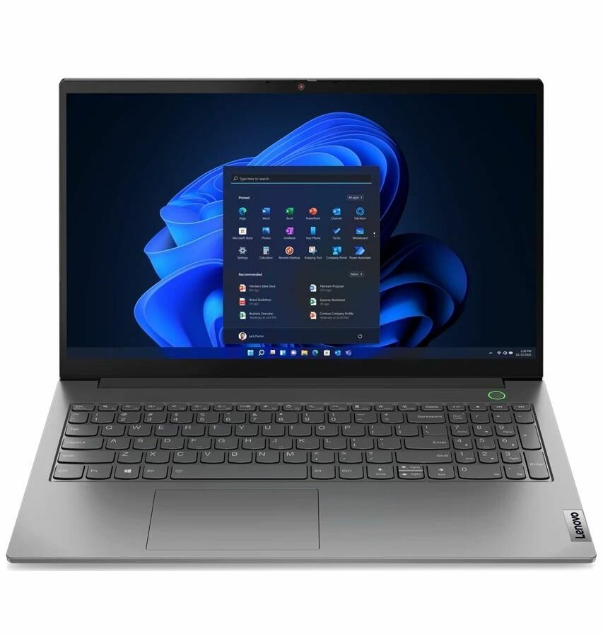 Ноутбук Lenovo ThinkBook 15 G4 IAP 21DJ000CUA Intel Core i5 1235U, 1.3 GHz - 4.4 GHz, 8192 Mb, 15.6" Full HD 1920x1080, 256 Gb SSD, DVD нет, Intel Iris Xe Graphics, Windows 11 Professional, серый, 1.7 кг, 21DJ000CUA
