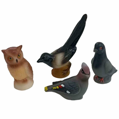 набор резиновых игрушек изучаем птиц коллекция 2 в4069 Набор резиновых игрушек Изучаем птиц. Коллекция 4 В4316
