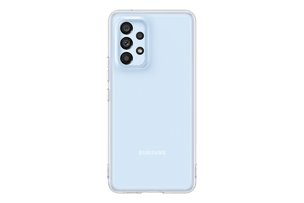 Чехол Samsung Soft Clear Cover A53, прозрачный