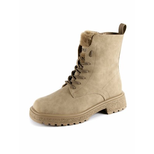 фото Ботинки keddo, размер 38, бежевый