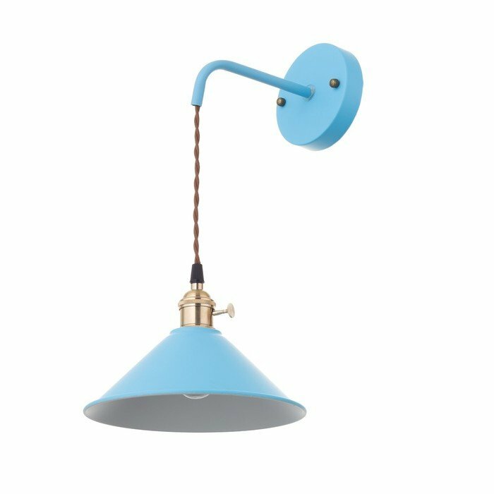 фото Бра "Алтис" E27 40Вт синий 20,5х13-40 см