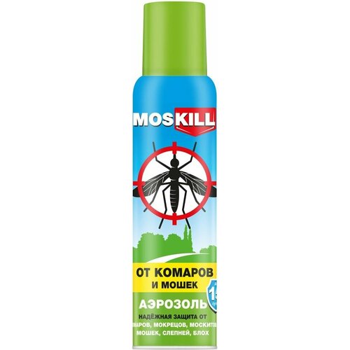 Аэрозоль от насекомых Москилл от комаров мошек и других насекомых 150мл х2шт
