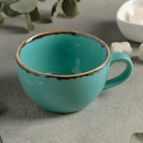Чашка чайная Turquoise, 250 мл, фарфор, цвет бирюзовый (комплект из 2 шт)