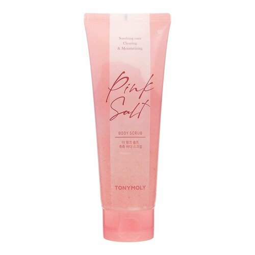 TONYMOLY THE PINK SALT CHOK CHOK BODY SCRUB Скраб для тела с гималайской розовой солью 195г