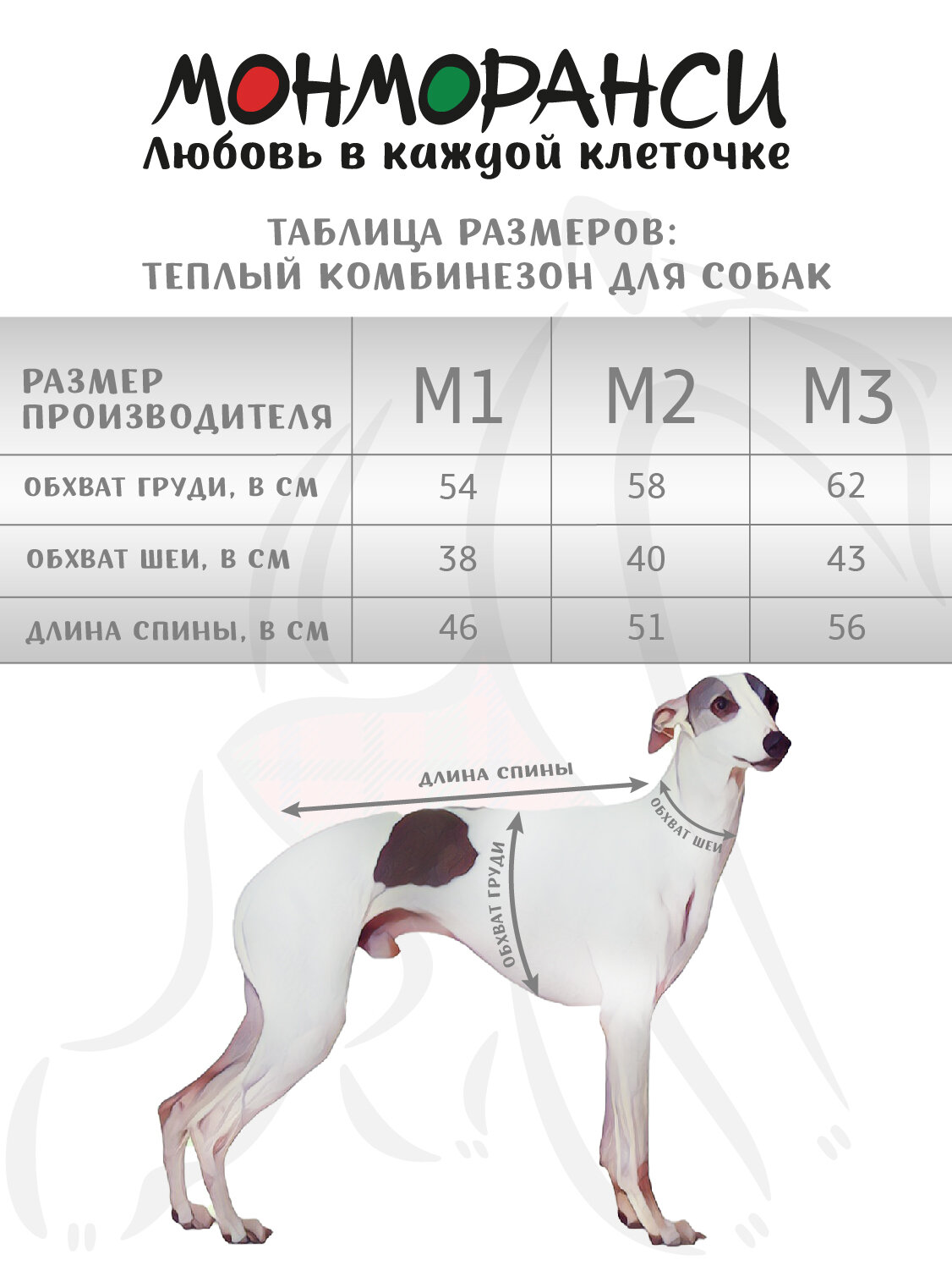 Демисезонный комбинезон для собак пород Уиппет, голубой, размер М3 - фотография № 4