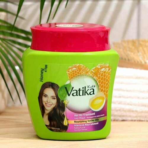 Маска для волос Dabur Vatika Intensive Nourishment интенсивное питание, 500 г (комплект из 2 шт) кондиционеры бальзамы и маски yz маска для волос интенсивное питание для ослабленных ломких выпадающих волос