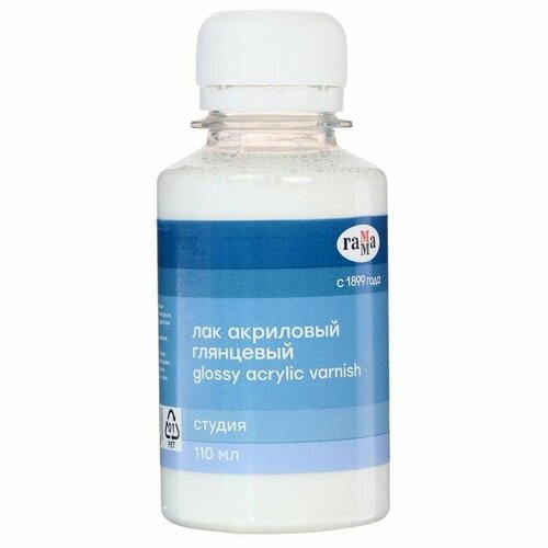 Лак акриловый водная основа 110 мл Гамма глянцевый комплект из 6 шт 2522₽