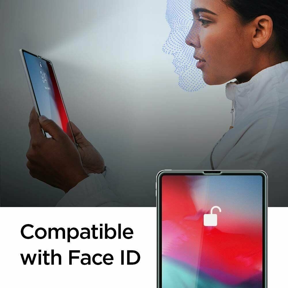 Защитное стекло Spigen Glas.tR Slim для iPad Pro 11" — фото 3