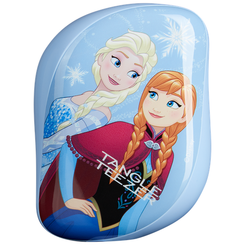 Расческа Tangle Teezer Compact Styler Disney Frozen, массажная щетка для распутывания волос, 9 см