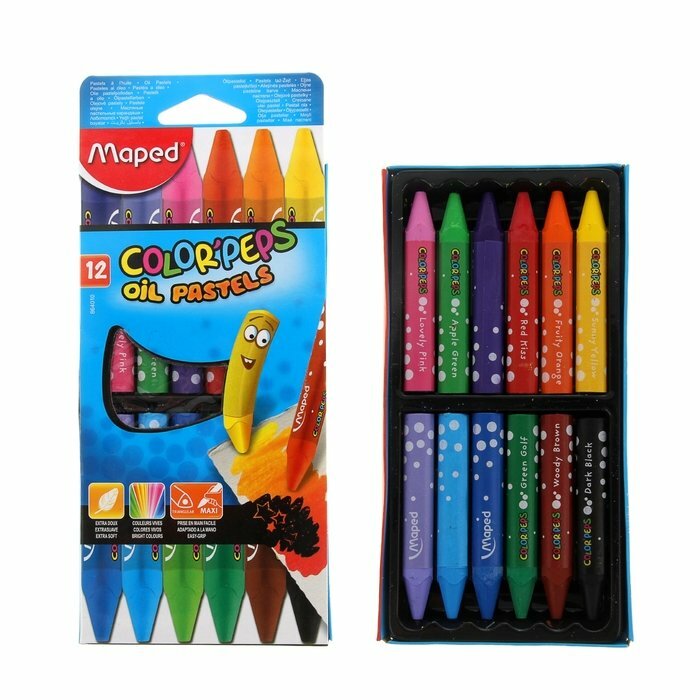 Maped Пастель масляная Color'Peps Oil Pastel, 12 цветов - фото №4
