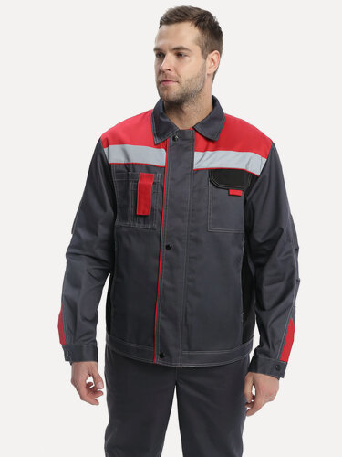 Изображение товара Костюм летний рабочий "Мир-2" (куртка+ брюки) (размер 76-78, рост 182-188)