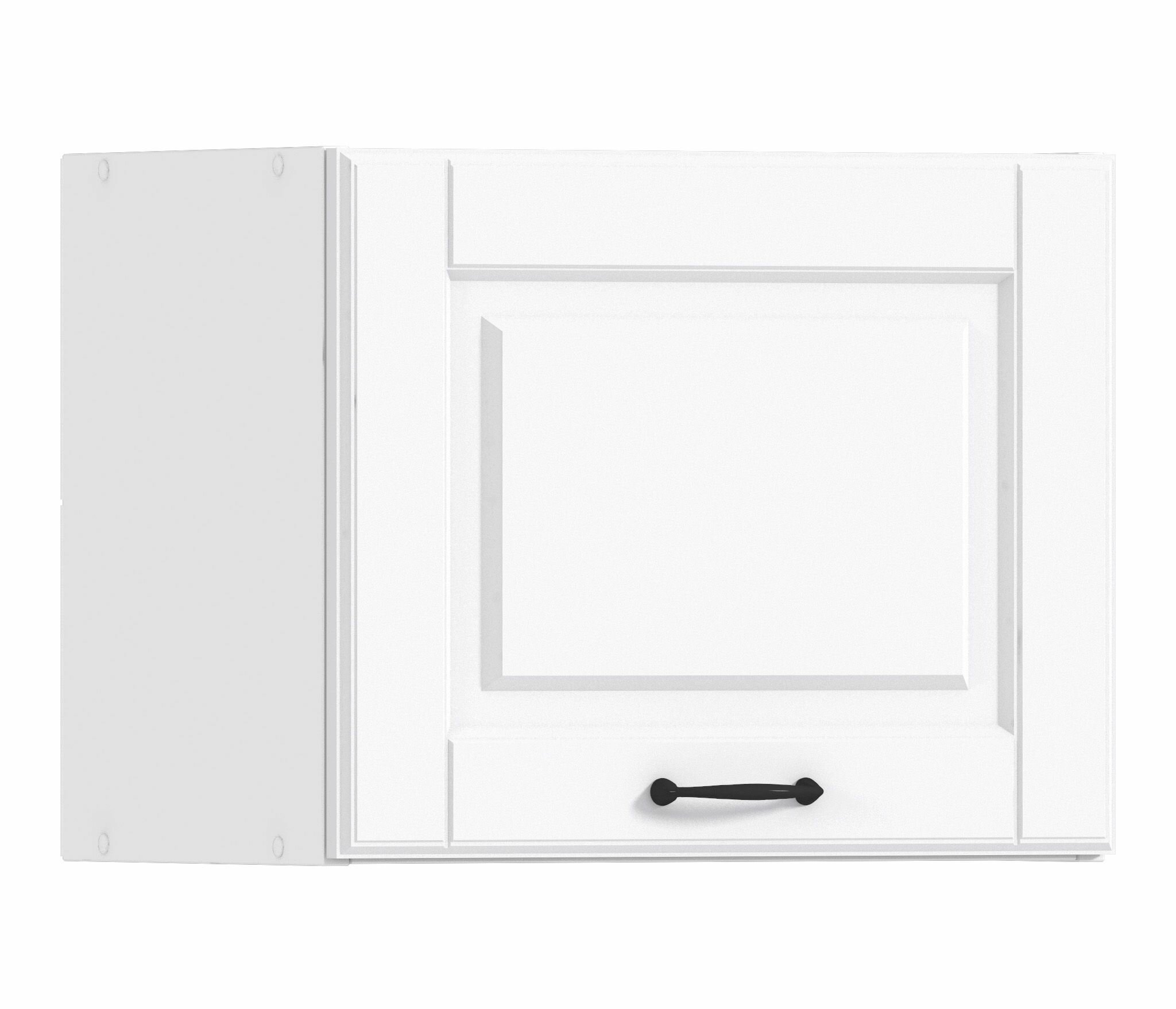 Кухонный модуль навесной шкаф горизонтальный столплит Регина РП-245 Белый/Белый матовый, 45х36х30 см