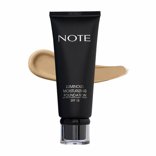 Основа тональная для лица `NOTE` LUMINOUS MOISTURIZING FOUNDATION увлажняющая с эффектом сияния тон 128