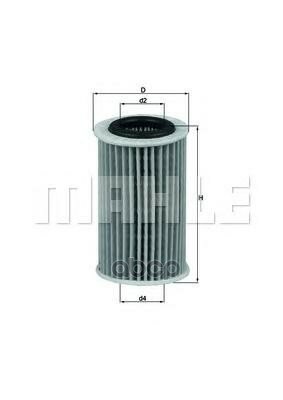 [Ox209d] Knecht (Mahle Filter) Фильтр Масляный Mahle/Knecht арт. OX209D