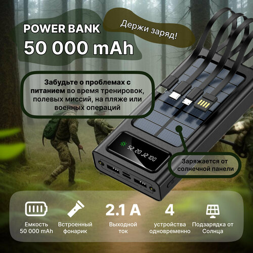 Внешний аккумулятор DI 50 000 mAh черный 290000₽