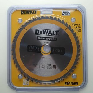 Диск пильный DeWALT 190x30мм 48 зубьев