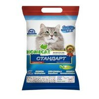 Комкующийся наполнитель Хоумкэт для кошачьего туалета Стандарт 6 л