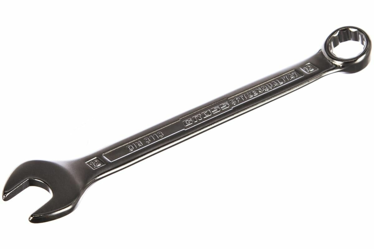 Ключ комбинированный 12 мм, CrV, холодный штамп GROSS