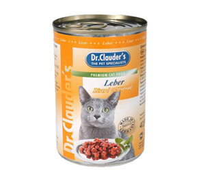 Консервы dr. clauder`s для кошек печень premium cat food liver 415г
