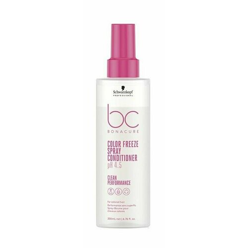 Schwarzkopf Professional Bonacure Clean Performance Color Freeze Спрей-кондиционер 200 мл schwarzkopf professional bonacure clean performance color freeze silver шампунь нейтрализующий 1000 мл