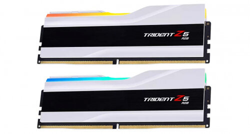 Оперативная память G.skill DDR5 Trident Z5 RGB 64GB (2x32GB) 6000MHz CL30 (30-40-40-96) 1.4V (F5-6000J3040G32GX2-TZ5RW) White