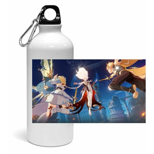 фото Спортивная бутылка genshin impact, геншин импакт №3 animashop