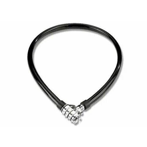 Замок трос -55см-5мм с кодом CITADEL CS 15.55 180гр черный