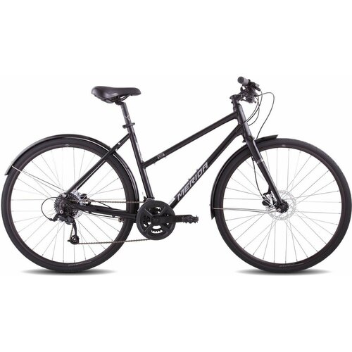 Велосипед Merida Crossway Urban 50 Lady 28 2023 Велосипед Merida Crossway Urban 50 Lady 28 Рама XS43cm GlossyBlackMattSilver RU39610 4650000₽
