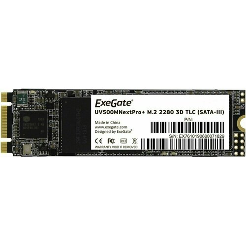 Накопитель SSD 1Tb ExeGate NextPro M2UV500TS1TB EX295280RUS 5900₽