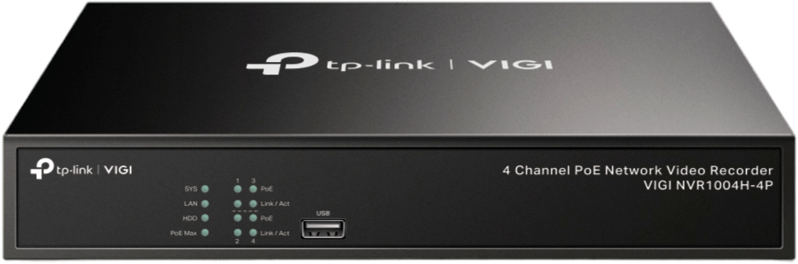 Видеорегистратор TP-Link (VIGI NVR1004H-4P)