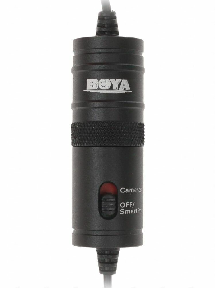 Микрофон BOYA BY-M1 петличный Jack 35mm черный двойной всенаправленный (B)