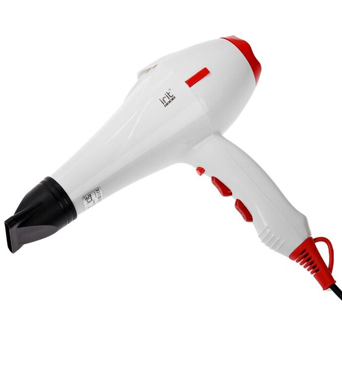 Фен irit IR-3146, white/red - фото №9