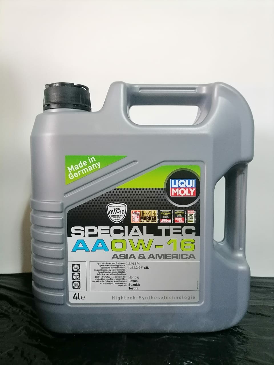 HC-синтетическое моторное масло LIQUI MOLY Special Tec AA 0W-16