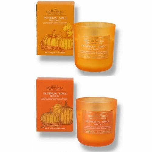 Свеча ароматическая Pumpkin spice в ассортименте 150 г