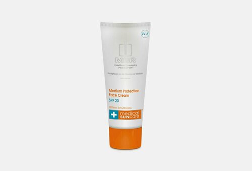 Крем солнцезащитный для лица spf 20 medium protection face cream