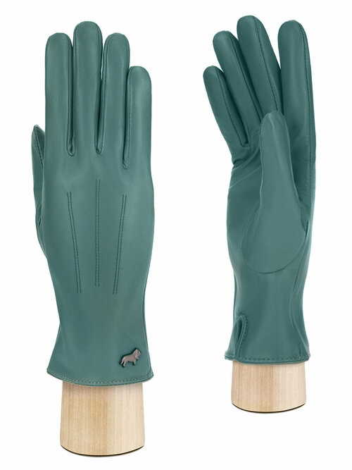 Перчатки LABBRA, размер 7, зеленый, серый