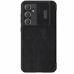 Кожаный чехол-книжка Nillkin Leather Qin Pro для Samsung Galaxy S23 FE (черный) - изображение