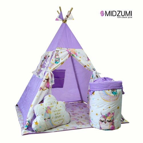 Детский вигвам Sweet Home с мешком для игрушек Midzumi ящики для игрушек midzumi мешок для игрушек