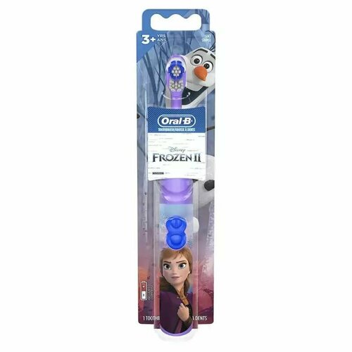 Электрическая зубная щетка для детей Braun Oral-B Stages Power Frozen на батарейках 3 из Финляндии 147800₽