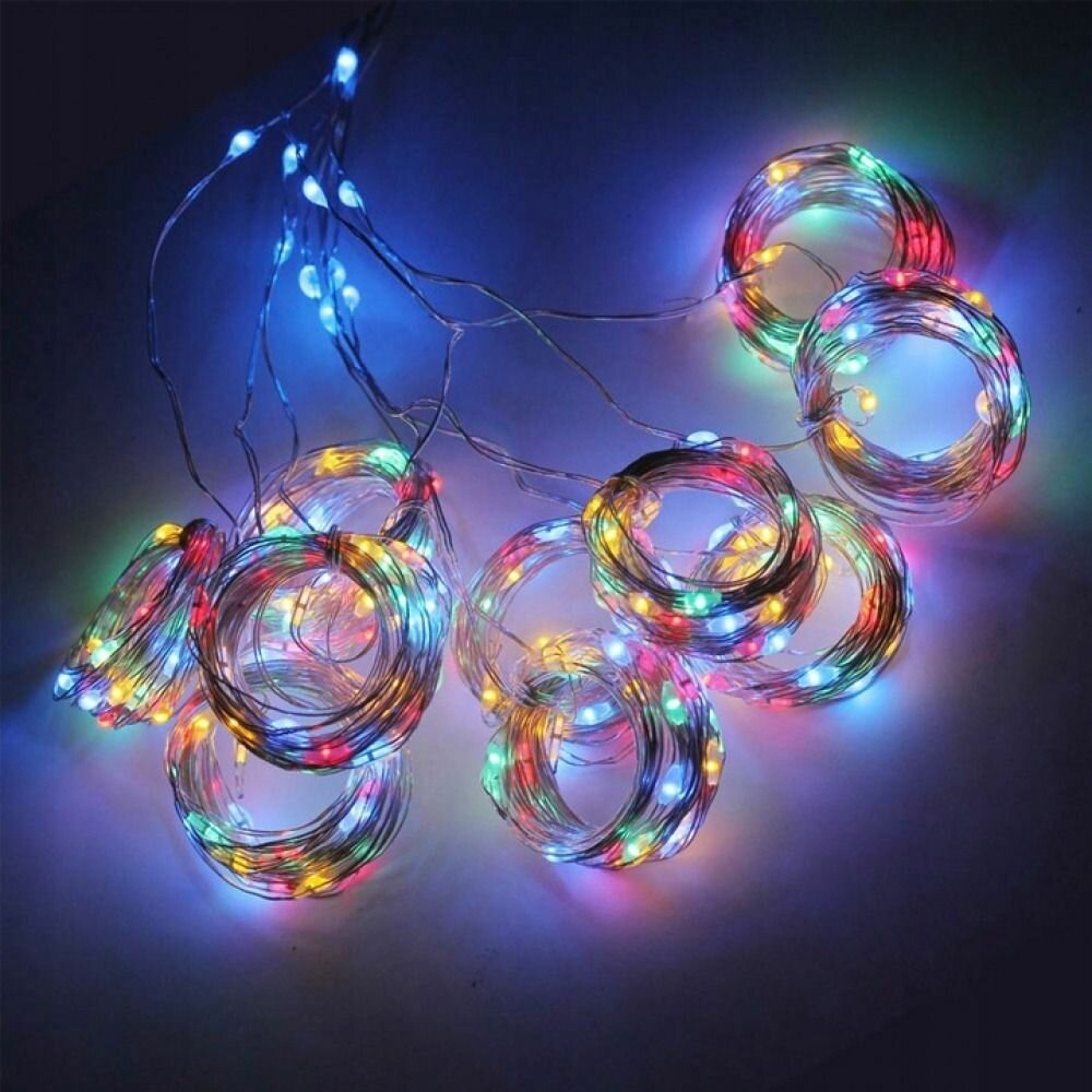 фото Гирлянда роса 5 метров набор из 3х шт