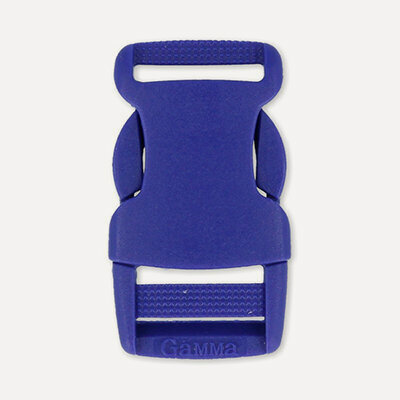 Изображение товара Gamma фурнитура сумочная пластиковая SB04 пряжка-замок фастекс 19 мм №919 т. синий 0.75