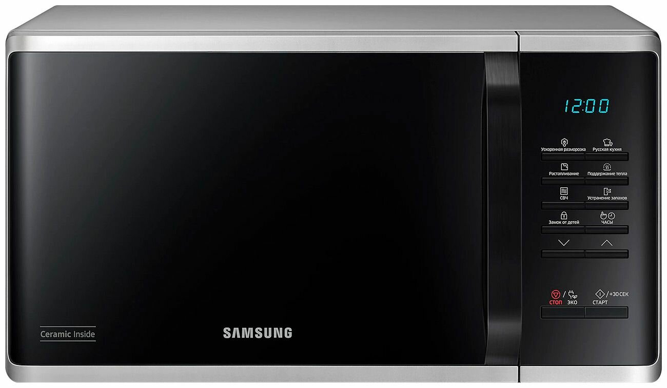 Микроволновая печь Соло Samsung MS23K3513AS, 23 л