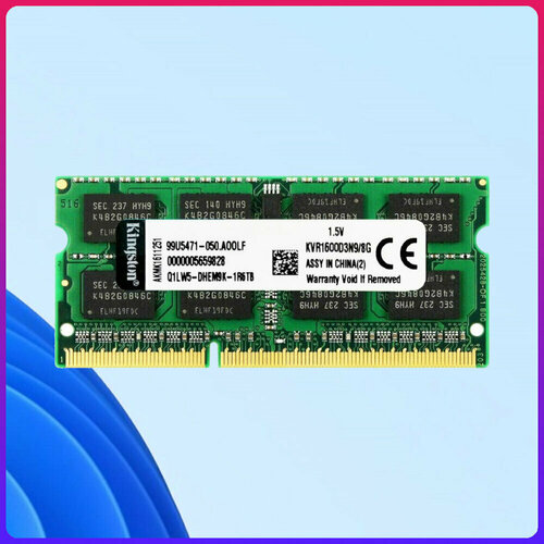 SODIMM DDR3 8GB 1600MHz PC3-12800 Kingston 150000₽