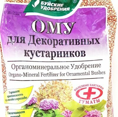 Буйские удобрения ОМУ для декоративных кустарников, 3 кг