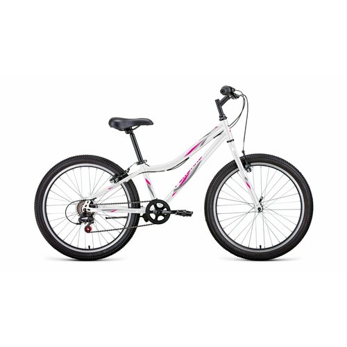 Подростковый горный MTB велосипед Forward Iris 24 10 2022 рама 12 бело-розовый 2015000₽
