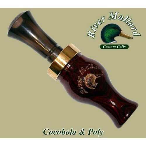 Манок духовой River Mallard Calls Cocobolo / poly double reed (Утка) 04 RIVER MALLARD CALLS