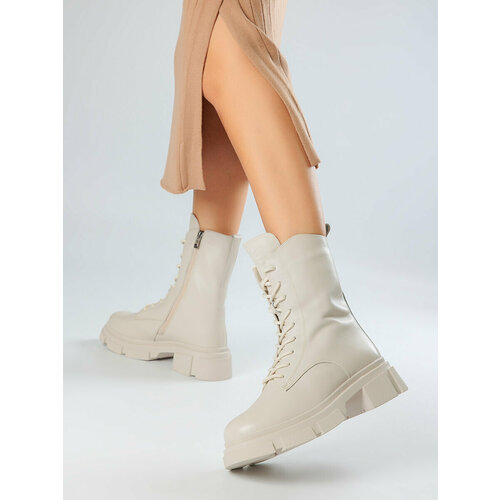 фото Ботинки color me, размер 36, бежевый